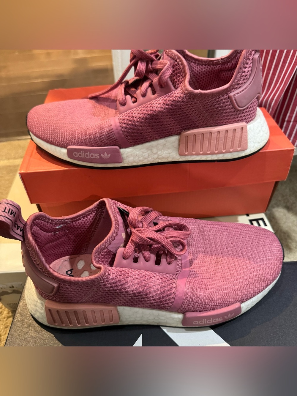 Adidas NMD_R1 - Dusty Rose/ Pink Sneakers Size 7 Womens